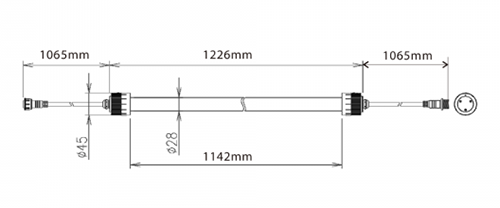 25W IP66 LED Tube For Poultry Farming Sold As 25 Lighting Store