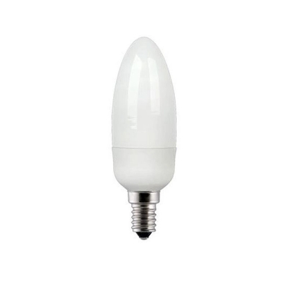 Picture of 9 Watt CFL Candle Globe - Decorative & Energy Efficient Compact Fluorescent