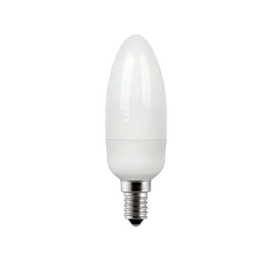 Picture of 9 Watt CFL Candle Globe - Decorative & Energy Efficient Compact Fluorescent
