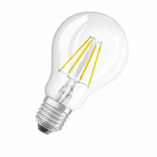 Picture of Osram LED Classic A GLS Shape Filament 4W E27 Warm White Clear Globes (Sold as 10)