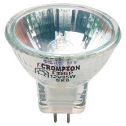 Picture of 5W 12 Volt Mini MR11 35mm Halogen Dichroic Spot (Twin Pack)
