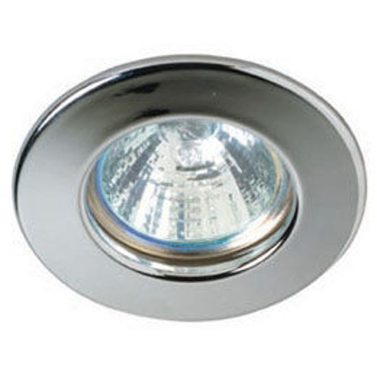 Picture of Fixed Die-Cast Aluminium Downlight (White & Satin Chrome)