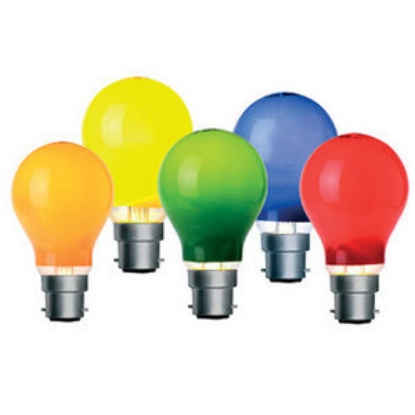 Picture of Coloured 40V Mains Voltage GLS Lamps – Twin Pack