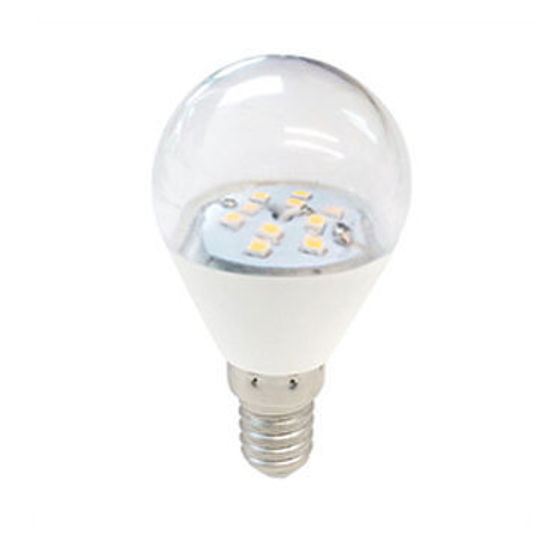 Picture of 4W LED Clear Diffuser Fancy Round Globes