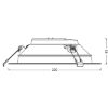 Picture of LEDVANCE ULTRA Commercial Downlight 23/30W 195mm TRI Dimmable (Sold as 2)