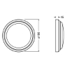 Picture of LEDVANCE 15W IP65 Round LED Bulkhead (Sold As 10)