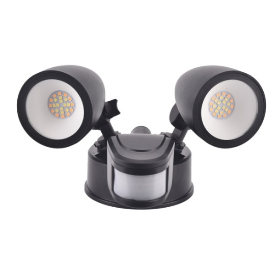 Picture of LEDVANCE 2x10W (20W) Twin Head Tri-Colour LED Floodlight with Motion Sensor (MS)