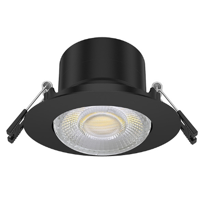 Picture of LEDVANCE Superstar Gimble Downlight 7W 90mm Black TRI Colour (Sold As 2)