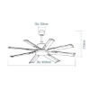 Picture of Martec Albatross 1650mm (65″) 35W DC Brushless Motor Ceiling Fan with Remote Control