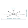 Picture of Martec Albatross II 1650mm (65") 1830mm (72") 2130mm (84") DC Smart Ceiling Fan with WiFi, LED Light & Remote Control