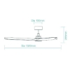 Picture of Martec Cordoba DC 1320mm (52") 3 ABS Blades WIFI Remote Control Ceiling Fan