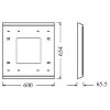 Picture of LEDVANCE Surface Mount Frame Surface Mount Frame 0606 (Sold as 2)