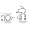 Picture of LEDVANCE AREASTER Slip Fitter Pole Mount Bracket (LALSF) for LED Area Lights & Floodlights