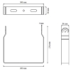 Picture of LEDVANCE AREASTER U-Bracket Kit LAL150UB for 75W & 150W LED Flood Lights