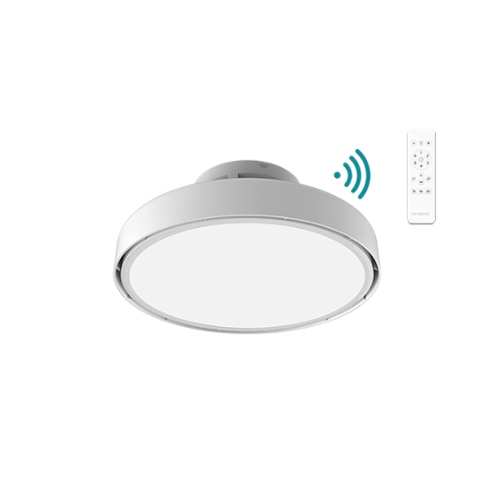 Picture of Martec Fantom DC Bladeless Smart Ceiling Fan with WiFi & CCT LED Light White Colour
