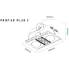 Picture of Martec Profile Plus 2 DC 3-in-1 Bathroom Heater with High Extraction Fan, 2 Heat Lamps & GU10 LED Light
