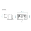 Picture of Martec Forme 2 3-in-1 Bathroom Heater with Exhaust Fan and Tricolour LED Light
