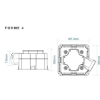 Picture of Martec Forme 4 3-in-1 Bathroom Heater, Exhaust Fan, and Tricolour LED Light