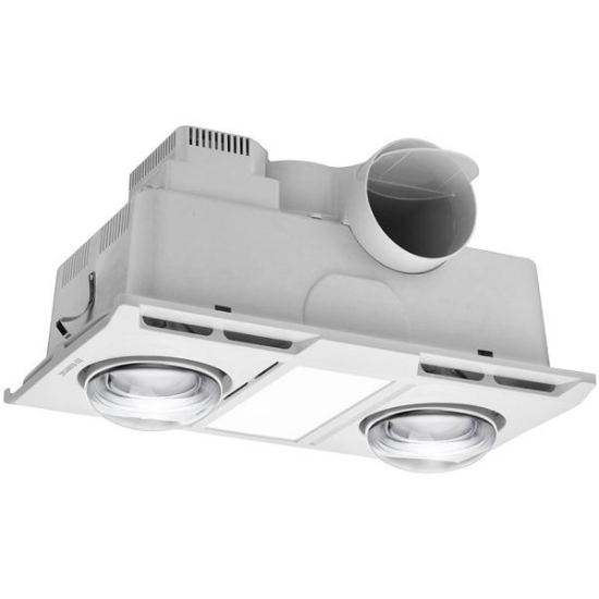 Martec Profile Panel 2: 3-in-1 Heater, Fan & Tri-Colour LED Light ...