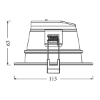 Picture of LEDVANCE ULTRA Commercial Downlight 11W 92mm TRI Dali (Sold as 2)