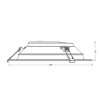 Picture of LEDVANCE ULTRA Commercial Downlight 30/40W 240mm TRI Dimmable White (Sold as 2)