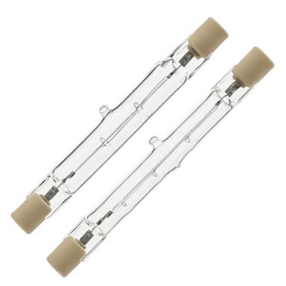 Picture of 78mm R7s Linear Halogen Tube Bulb - 60W, 100W, 150W, 200W (Twin Pack)