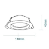 Picture of Martec Arte Gimble 10W LED CCT Downlight (Sold as 5)