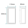 Picture of Martec Ashton 10W Tricolour LED White colour Wall Light (Sold as 3)
