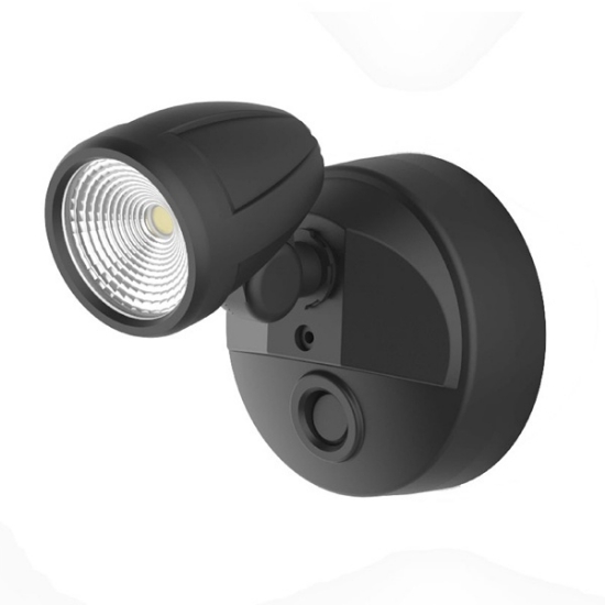 Picture of Martec Bandit 12W LED Outdoor Flood Light CCT IP54 Single Spot without Sensor Matt Black Colour (Sold as 4)