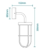 Picture of Martec Bronte 60W E27 Exterior IP65 Wall Light Black Colour (Sold as 4)