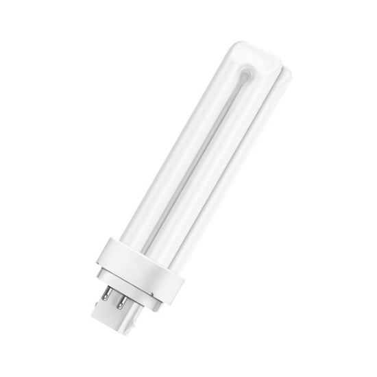 Picture of OSRAM DULUX D/E 18W 6500K G24q-2 Compact Fluorescent Lamp (Sold as 10)