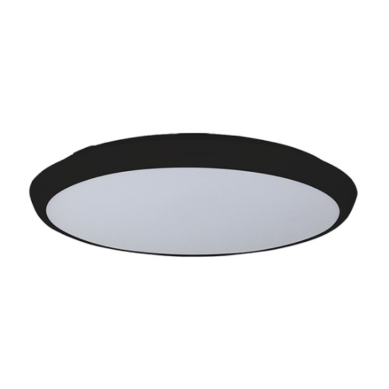 Picture of Martec Conrad 200mm 15W-24-35 Tricolour LED Oyster Light Matt Black (Sold as 5)