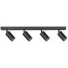 Picture of Martec Crest IP65 4 Heads GU10 10W Surface Mount Spotlight Matt Black Finish (Sold as 4)