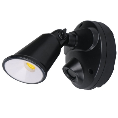 Picture of Martec Defender 10W Single Spot Tricolour LED Security Light Matt Black Finish (Sold as 4)