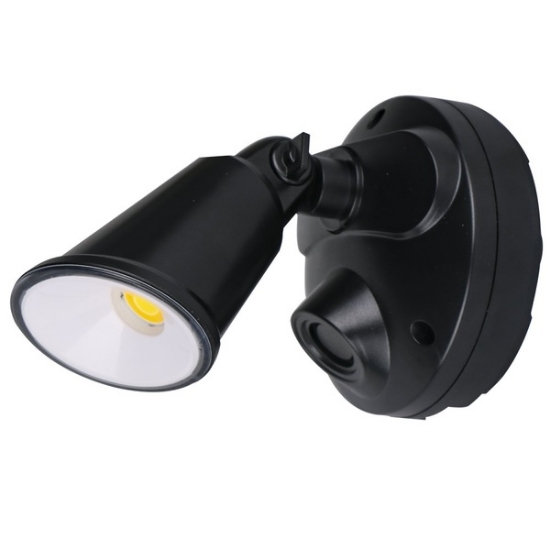 Picture of Martec Defender 10W Single Spot Tricolour LED Security Light Matt Black Finish (Sold as 4)