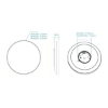 Picture of Martec Wafer 420mm 32W LED CCT Dimmable IP54 Ceiling Light (Sold as 4)