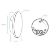 Picture of Martec Torino 6W Tricolour LED Wall Light White Colour (Sold as 2)