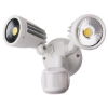 Picture of Martec Fortress II 2 x 15W Tricolour LED Security Light Double White colour (Sold as 3)