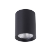 Picture of Martec Paco 10W 100mm Dia LED Downlight CCT Surface Mount Matt Black Finish (Sold as 2)