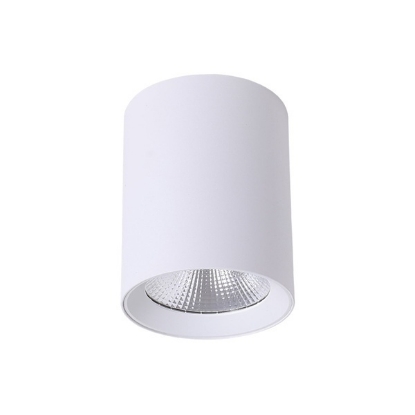 Picture of Martec Paco 15W 120mm Dia LED Downlight Tricolour Surface Mount Matt White Finish (Sold as 2)