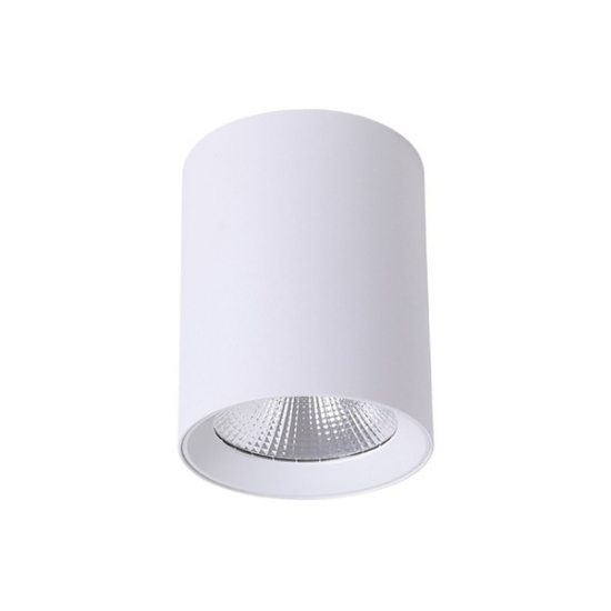 Picture of Martec Paco 15W 120mm Dia LED Downlight Tricolour Surface Mount Matt White Finish (Sold as 2)