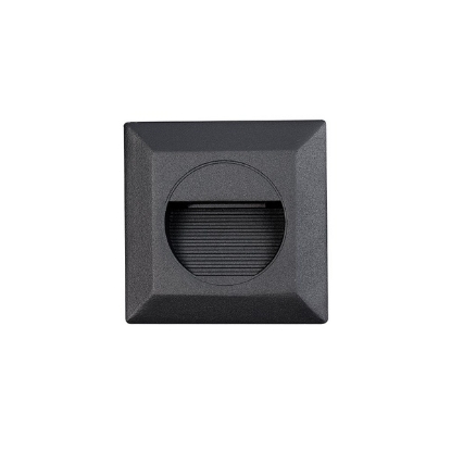 Picture of Martec Quattro Recessed Tricolour LED Step Light Matt Black Finish (Sold as 4)