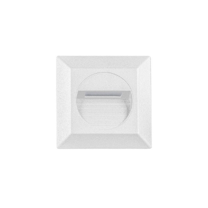 Picture of Martec Quattro Recessed Tricolour LED Step Light Matt White Finish (Sold as 4)