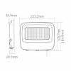 Picture of Vibe Lighting 100W/70W/50W LED Flood Cool White Warm White Daylight IP65 Light White Colour